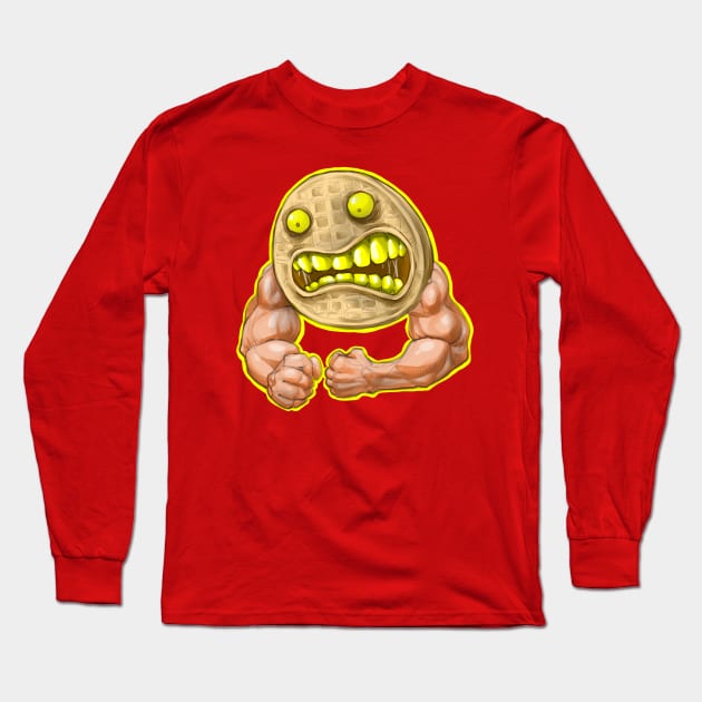 Buff Waffle Long Sleeve T-Shirt by Sir Sasquatch Arts